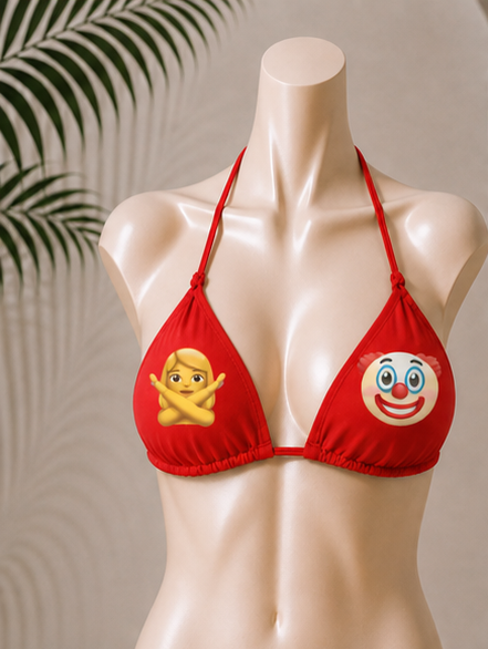 Emoj Bikini Top "Scrubs"