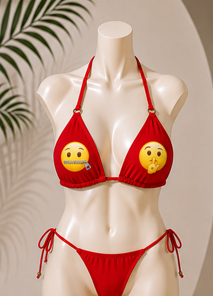 Emoj Bikini Set “Mute”