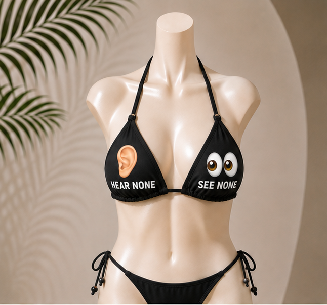 Emoj Bikini Set “Wise Monkey”