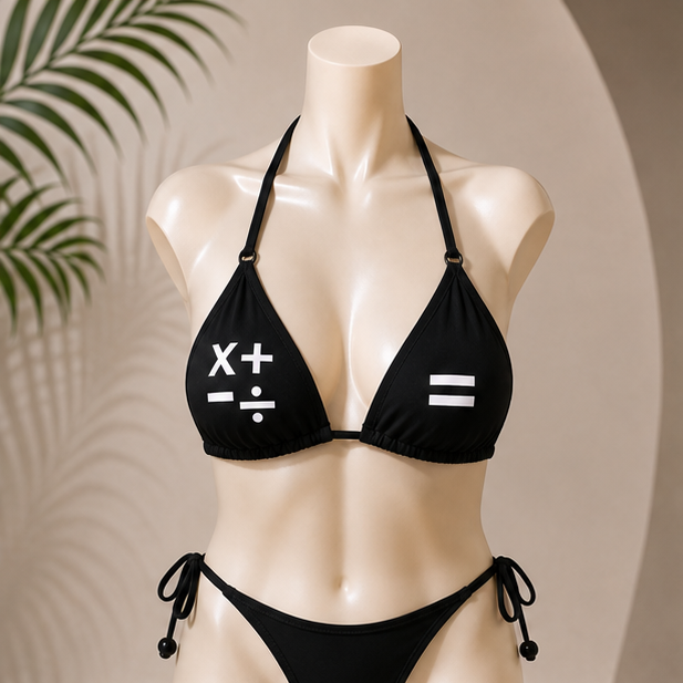 Emoj Bikini Top  “Miscalculated”