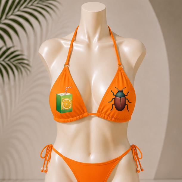 Emoj Bikini Set “Beetle Juice”