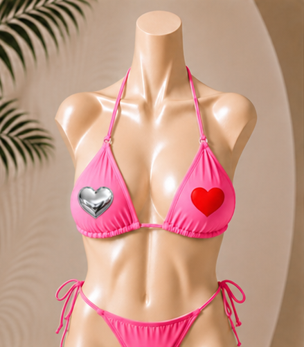 Emoj Bikini Set "Chrome Hearts"