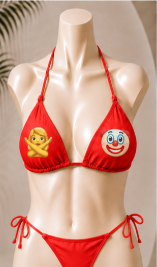 Emoj Bikini Set "Scrubs"