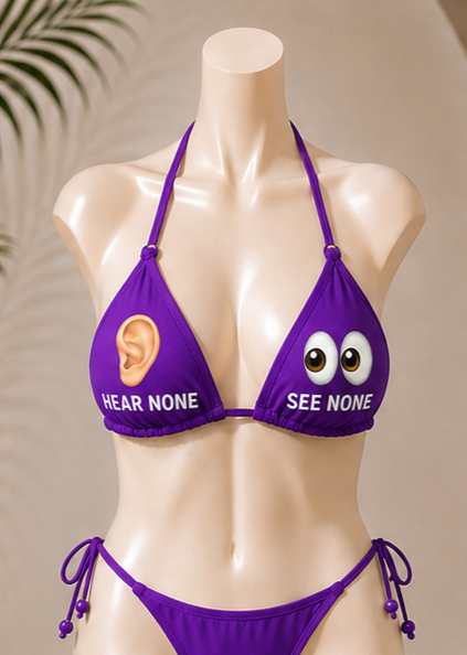Emoj Bikini Set “Wise Monkey”