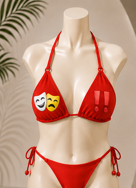 Emoj Bikini Set “Two Face”