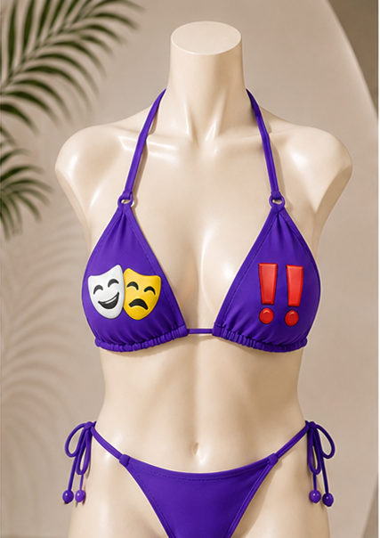 Emoj Bikini Set “Two Face”