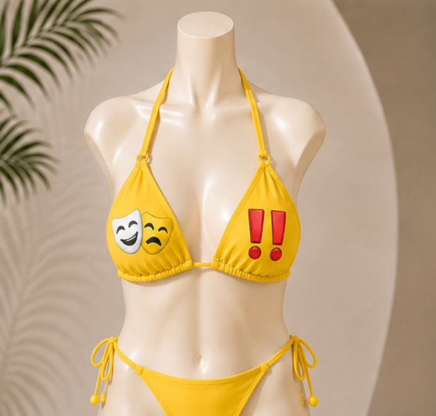 Emoj Bikini Set “Two Face”