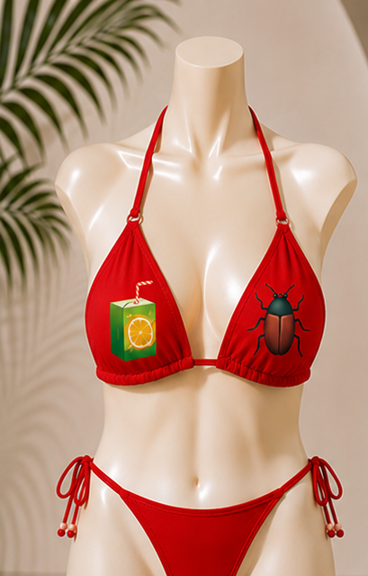Emoj Bikini Set “Beetle Juice”